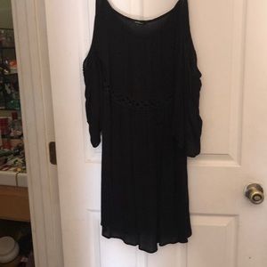 Cute black knee length dress